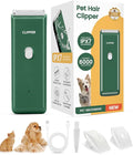 Pet Clippers for Dog Hair Grooming Low Noise, Rechargeable Cordless Cat Shaver with Ceramic Blade,Portable Pet Hair Trimmer for Matted & Long Hair