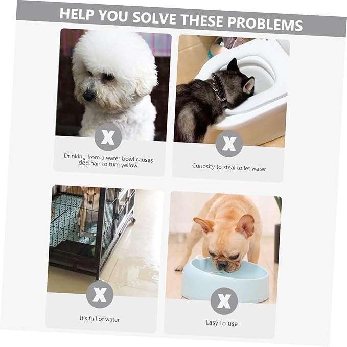 Automatic Water Dispenser for Dogs Pet Water Bowl Capacity Pet Feeder Easy Cleaning