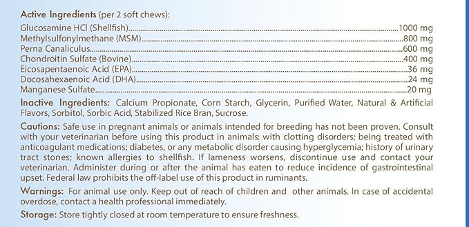 Healthy Breeds Standard Schnauzer Z-Flex Max Hip and Joint Soft Chews 50 Count