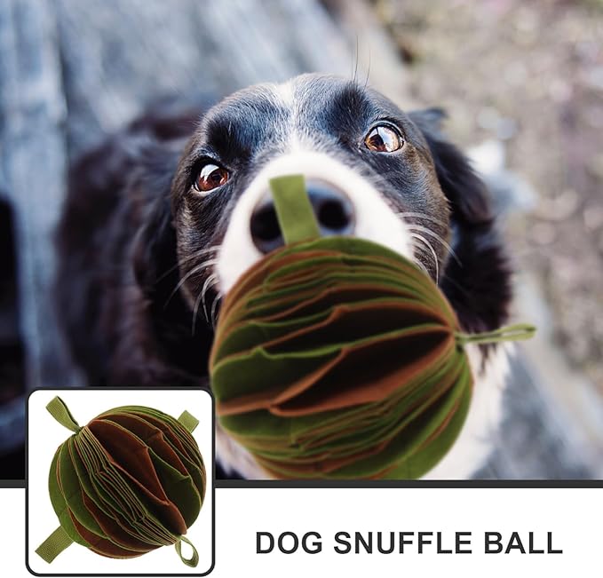 NOLITOY Food Hide Toy for Dogs Snuffle for Slow Feeding Interactive Treat Dispenser Encourages Natural Foraging Skills Fun Training Activity for Bored Dogs