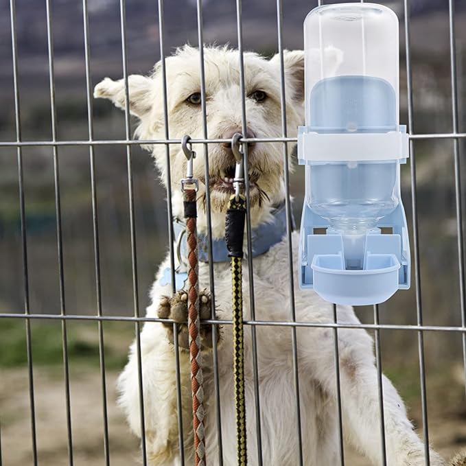 balacoo Hanging Pet Water Dispenser Automatic Feeder Easy Installation for Cages Prevents Dirt and Dust