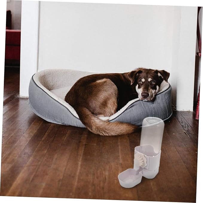 UPKOCH Hanging Dog Water Dispenser for Pets Automatic Water Feeder for Cats and Dogs Capacity Easy Install Pet Cage Water Bottle for Busy Pet Owners