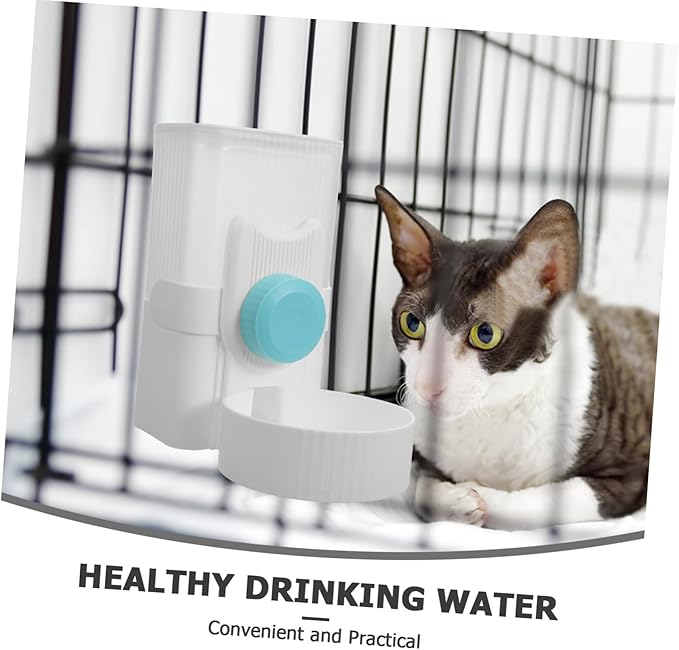 Automatic Pet Water Feeder Cage Hanging Dog Water Bottle Secure Design for Pets Easy Install Spill Hydration for Dogs and Cats