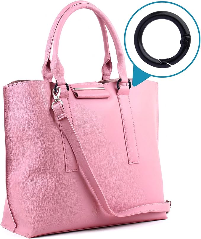 Spring O Rings,Round Spring Snap Keyring, Metal Carabiner Clips for Keychain Handbag Purse Dog