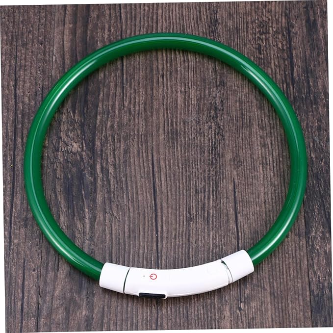HANABASS Led Dog Collar Flashing Lights USB Rechargeable Pet Collar for Night Safety