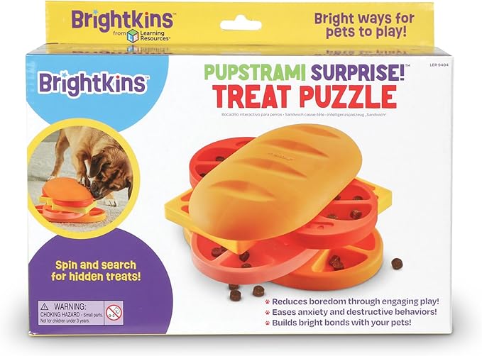 Brightkins Pupstrami Surprise! Treat Puzzle - Dog Puzzle Toys, Interactive Dog Toys, Gifts for Dogs