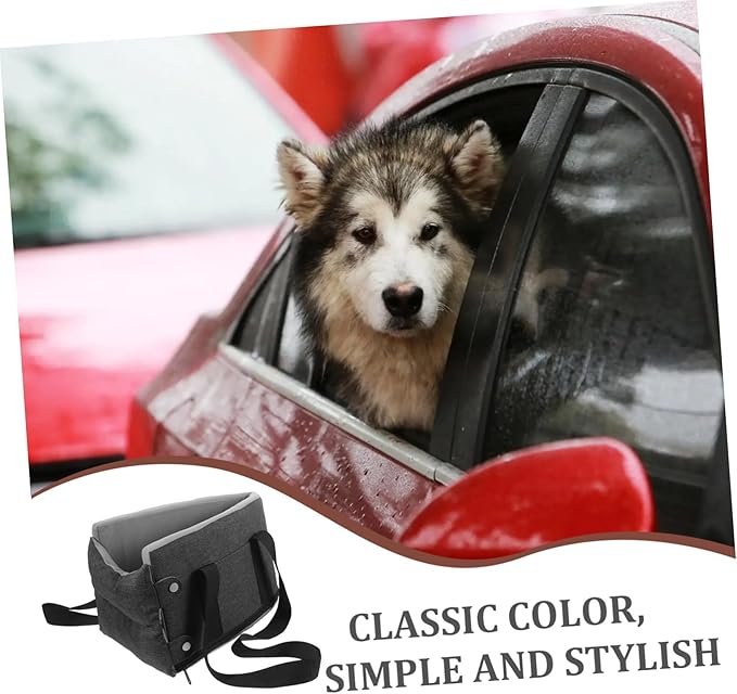 UPKOCH Washable Dog and Cat Car Seat Console Pad Comfortable Pet Seat for Use Cars Soft Material Easy to Fits and Pets Deep