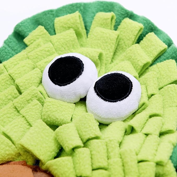 Pet Sniffing Mat - Interactive Foraging Toy, Puppy Slow Eating with Enrichment Pad, Dog Training with Nose Work Activity, Medium Large Breed with Indoor Play Use, Foraging Mat for Home Garden