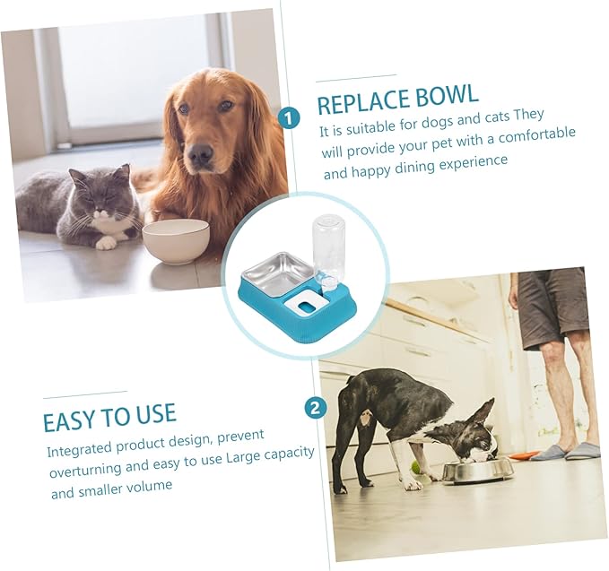 Automatic Water Dispenser PET Bowl Detachable Dog Feeder for Cats Dogs Indoor Non-Slip PET Water Bowl Fall Design