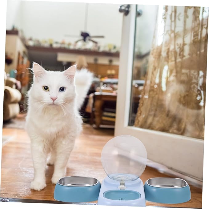 Automatic Pet Water Dispenser Durable Transparent Water Feeder for Cats Dogs and Pets Practical Smooth Design for Home and Outdoor Use