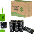 Dog Poop Bags Rolls with Dispenser - Scented & Leak-Proof Dog Waste Bags in Green/Black, 13x9 Inch Extra Large Poop Bags for Dogs, 120/360/630 Counts