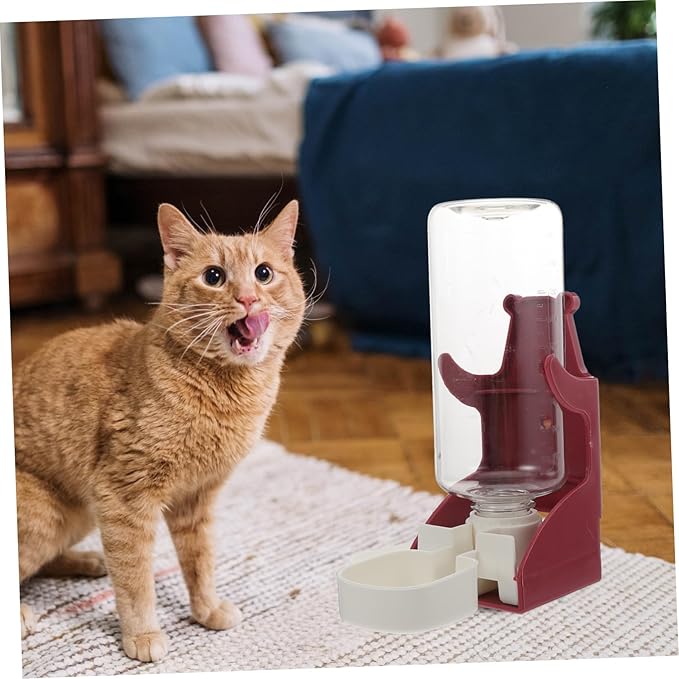 POPETPOP 2pcs Automatic Pet Water Bottle Dog Cat Water Feeder Pet Cage Dispenser