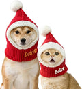 Custom Dogs & Cats Santa Hat, Personalized Santa Cap for Puppy, 2025 Christmas Hats for Dog & Cat, Xmas Party Hat for Small Medium Large Dogs Cats