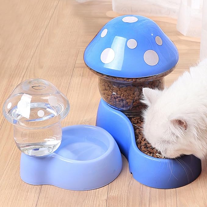 Dog Food Bowl Auto Feeding Container for Cats Dogs Water Drinking for Pet Dry Treats Water Dispenser Supplies for Small Supplies for Toy