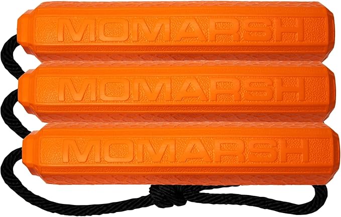 Momarsh Floating Dog Training Bumper | Durable Dummy with Easy Launch Rope | Advanced Waterfowl Hunting Retriever Dog Tool | Enhance Agility and Obedience