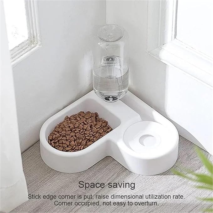 Automatic Pet Feeder & Water Feeder for Dogs and Cats - Adjustable Dog Bowl with Smart Timer