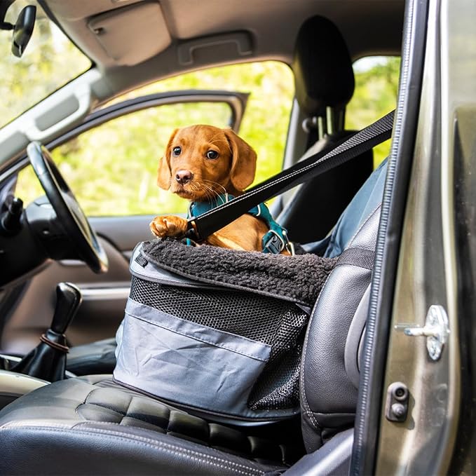 Perfect Quality Pet Safety Booster Seat Travel Puppy Dog Car Bed Booter Bag Belt