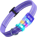 Rechargeable LED Dog Collar Suit for Small Large Dog, Dazzling Glow-in-The-Dark Light Collar, Prevent Traffic Accident Anti-Stampede Pet Supplies Glowing Collar (Purple)