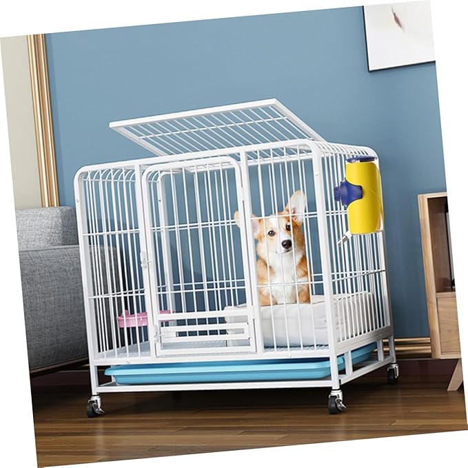 BESPORTBLE Wear-Resistant Hanging Dog Water Feeder Automatic Pet Waterer Nozzle Household Water Dispenser for Dogs Pets Lid Break-Resistant Design