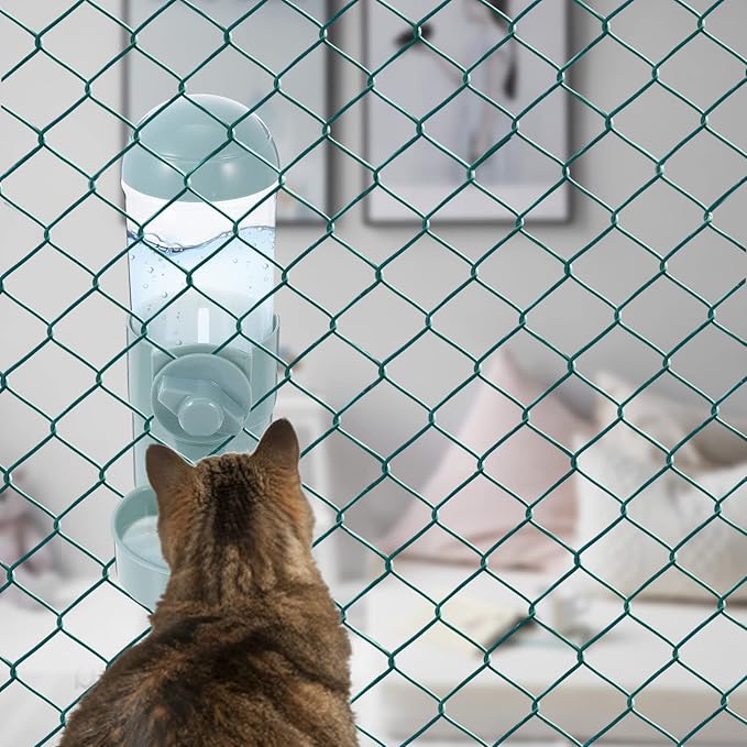 Automatic Dog Water Dispenser Pet Waterer Portable Cat Cage Water Feeder Material
