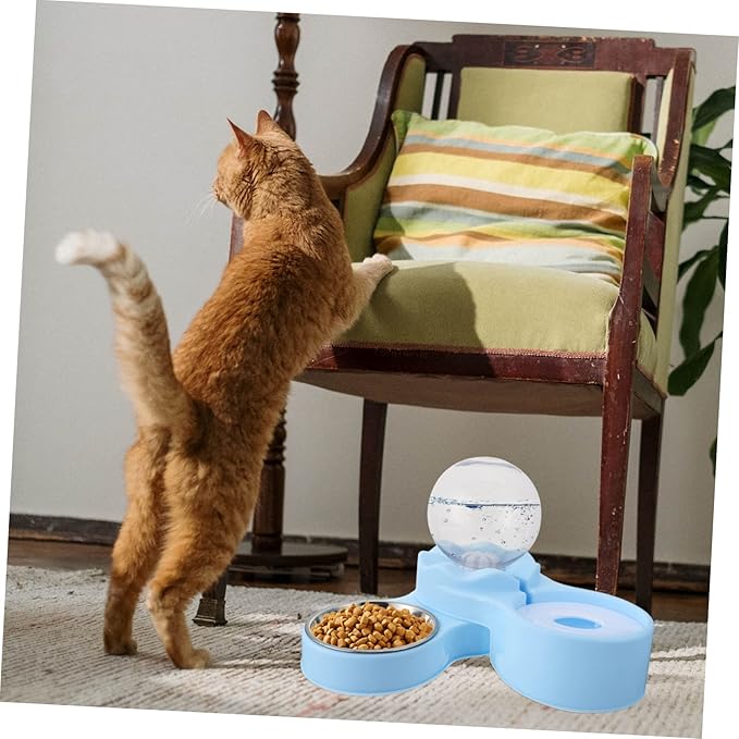1pc Automatic Drinking Fountain Cat Water Bowl Dispenser Water Bottle Easy Clean Cats Rabbits