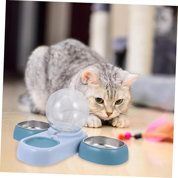 Automatic Pet Water Dispenser Capacity Drinking Fountain for Cats and Dogs Smooth Surface for Easy Cleaning Observe Water Volume Simple Design