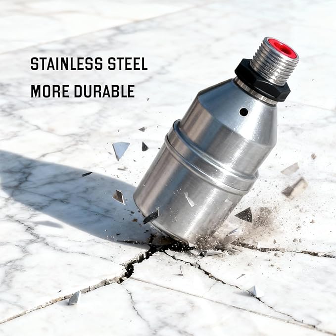 304 Stainless Steel Water Level Float Valve 3/4 Inch - Ideal for Livestock Troughs, Water Tanks, Pools, Fish Tanks