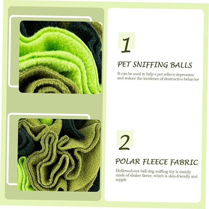 Pet Sniffing Ball Dog Sniffing Snack Ball Pet Dog Plaything for Training and Exercise
