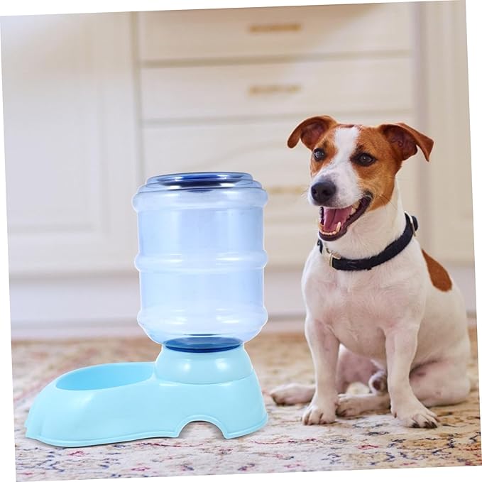 BESPORTBLE Automatic Dog Water Bowl and Feeder Pet Water Dispenser Deepened Trough for Easy to Compact for Cats and Dogs Random Color