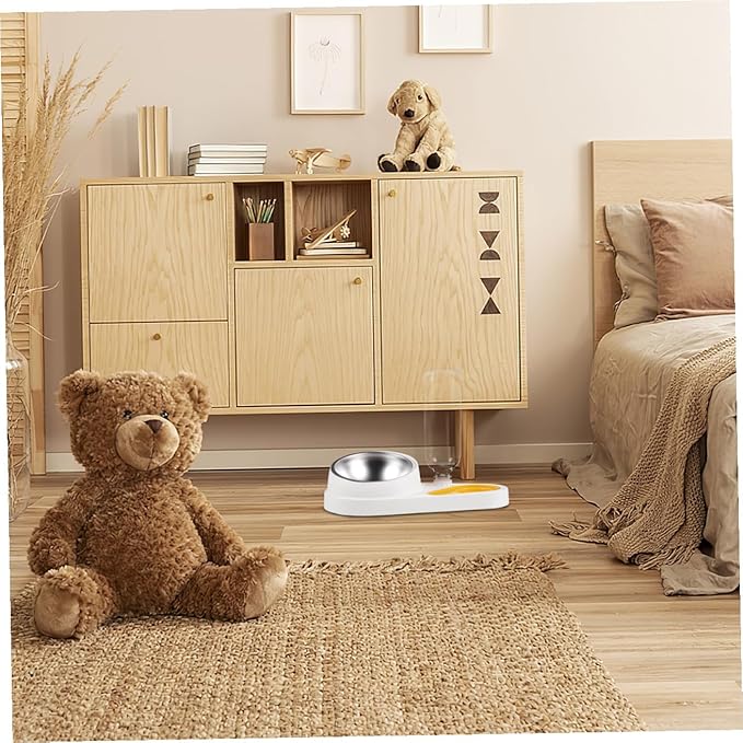 Capacity Dog Feeder Water Bowl Automatic Pet Feeder for Dogs Cats Removable Dispenser
