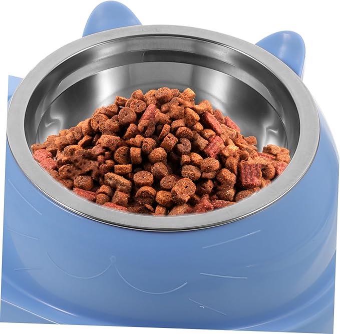BESPORTBLE Automatic PET Feeder and Water Dispenser for Dogs and Cats Dual Bowl Design Plastic Non-Slip Base for Pets at Home or Travel