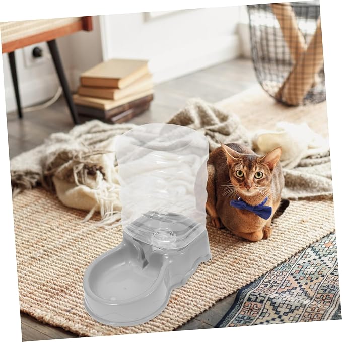 BESPORTBLE Automatic Pet Water Dispenser Gravity-Feed Water Feeder for Dogs and Cats Durable Lightweight Compact for Home Use Easy to Clean