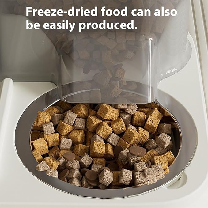 Space-Saving Elevated Dog Feeder with Integrated Water Bottle Removable Anti-Slip Dish Leak-Resistant Modern Automatic Pet Feeders with Anti Leak Design