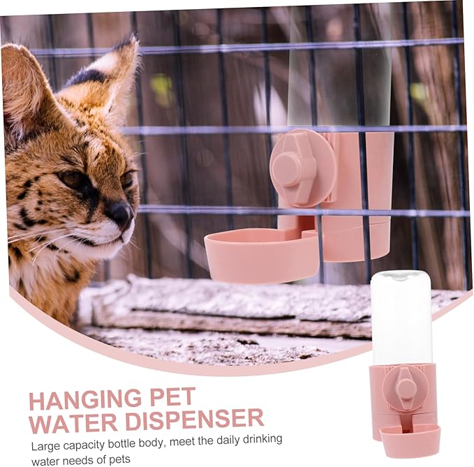 BESPORTBLE Hanging Dog Waterer Automatic Pet Feeder Large Bowl Water Dispenser Pp Material No Spill Easy to Clean
