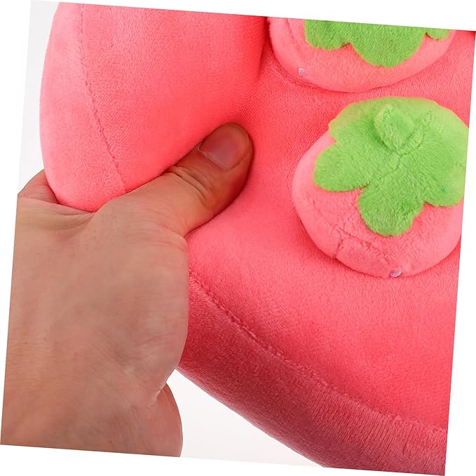 Dog Sniffle Mat for Foraging and Training Interactive Strawberry Design Puzzle Toy for Dogs and Cats Sniffing Skills Reduces Boredom and Stress