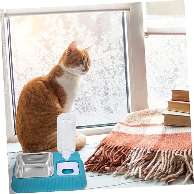 Garneck Automatic Water PET Bowl Detachable Cat and Dog Water Dispenser Fall Design Indoor PET Supply for Dogs and Cats