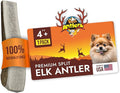 Tibetan Elk Antler for Dogs, Grade-A, 4"+ Premium Chews, Naturally shed Healthy & Longer Lasting Aggressive chewers, USA Product Antler (Split)