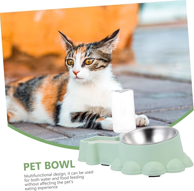 BESPORTBLE Pet Bowl Stand Auto Dog Water Food Bowl Dispenser for Easy Pet Feeding