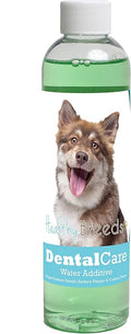 Healthy Breeds Dog Dental Care Water Additive for Finnish Lapphund - Helps Freshen Breath, Reduce Plaque & Control Tartar - Mint Flavor - 8 oz