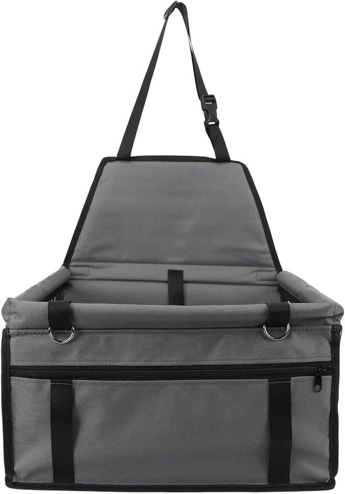 Dog Car Seat, Adjustable Belt Pet Car Seat Travel Bed with Nonslip Backing for Small Dogs in Cars Trucks SUVs