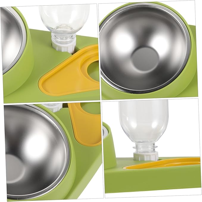 TOYANDONA Pet Automatic Water Dispenser Dog Cat Food Serving Bowl Lightweight Durable Pet Feeder for Dogs Cats Elegant Design Easy to Fill Use for Home Decor
