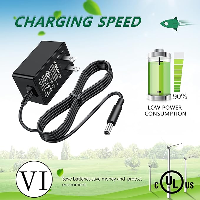 FITE ON Replacement Automatic Cat Feeder Adapter for PETLIBRO PLAF001 PL-AF001-01W PL-AF101-01W Pet Food Dispenser Charger Power Supply Cord