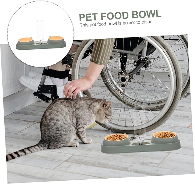 Automatic Feeder Dog Bowl Pet Food Dispenser Cat Bowl Food Dispenser Random Style