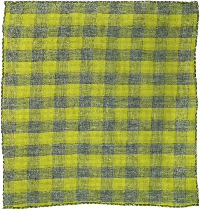 Double Layers Two Tones Dog Cotton Square Bandana Bibs Scarf Kerchief for Small Medium Dogs Boy or Girl - DCB16 G&G