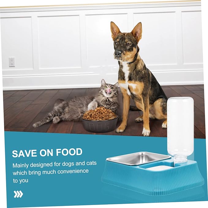 Dog Feeders Pet Water Bowl Automatic Refill Puppy Food Bowl Skid for Pet Store or Home Use