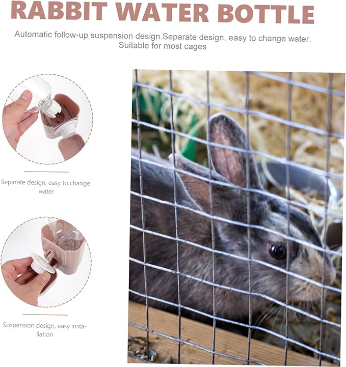 Automatic Pet Water Dispenser Hanging Water Feeder for Dogs and Cats Stylish Design Capacity Compact Portable for Cages