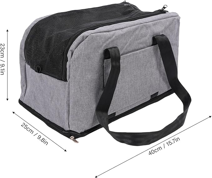 Center Console Dog Car Seat,Portable Dog Booster Car Seat for Small Dogs,Detachable Washable Pet Carrier for Travel with Seat Belt