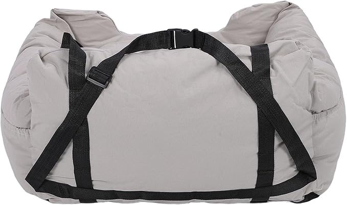 Fockety Dog Car Seat, Removable Washable Portable Pet Car Seat Pet Travel Carrier Antislip Travel Safety Dog Bed Puppy Car Travel Bed for Small Medium Dogs Cats