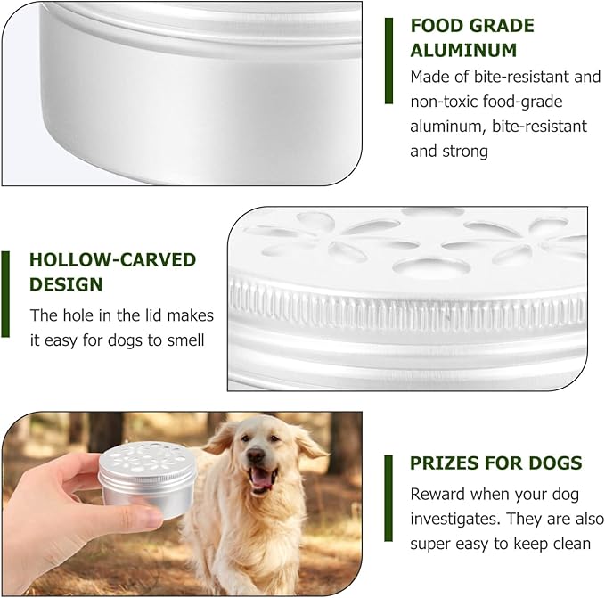 BESPORTBLE 10pcs Dog Scent Training Cases Holder for Nose Work Scenting Tool for Dogs for Behavioral Training and Engaging Pet Curiosity