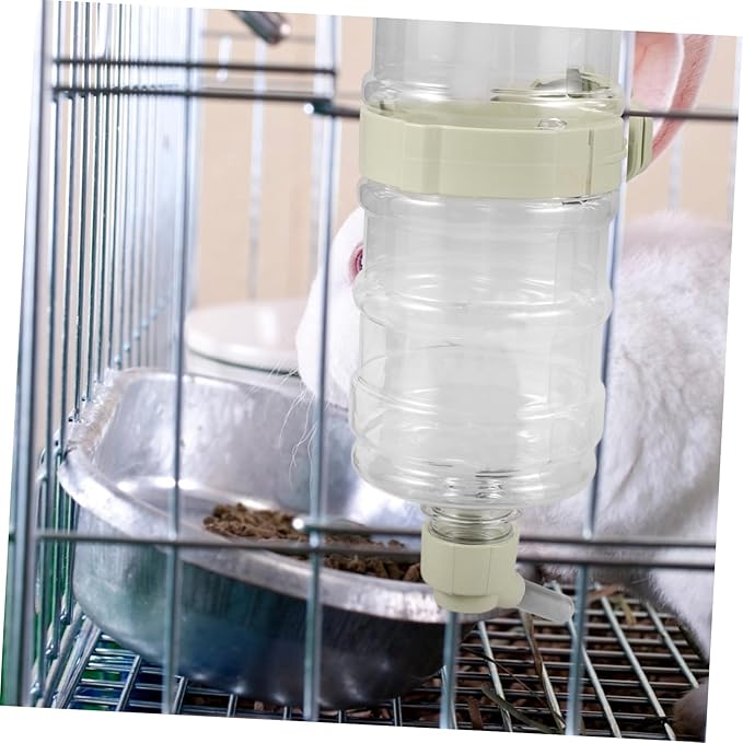 VANZACK Automatic Pet Water Dispenser Overflow Hanging Water Feeder for Dog and Cat Non Leak Design for Crate and Cage Use Easy Install and